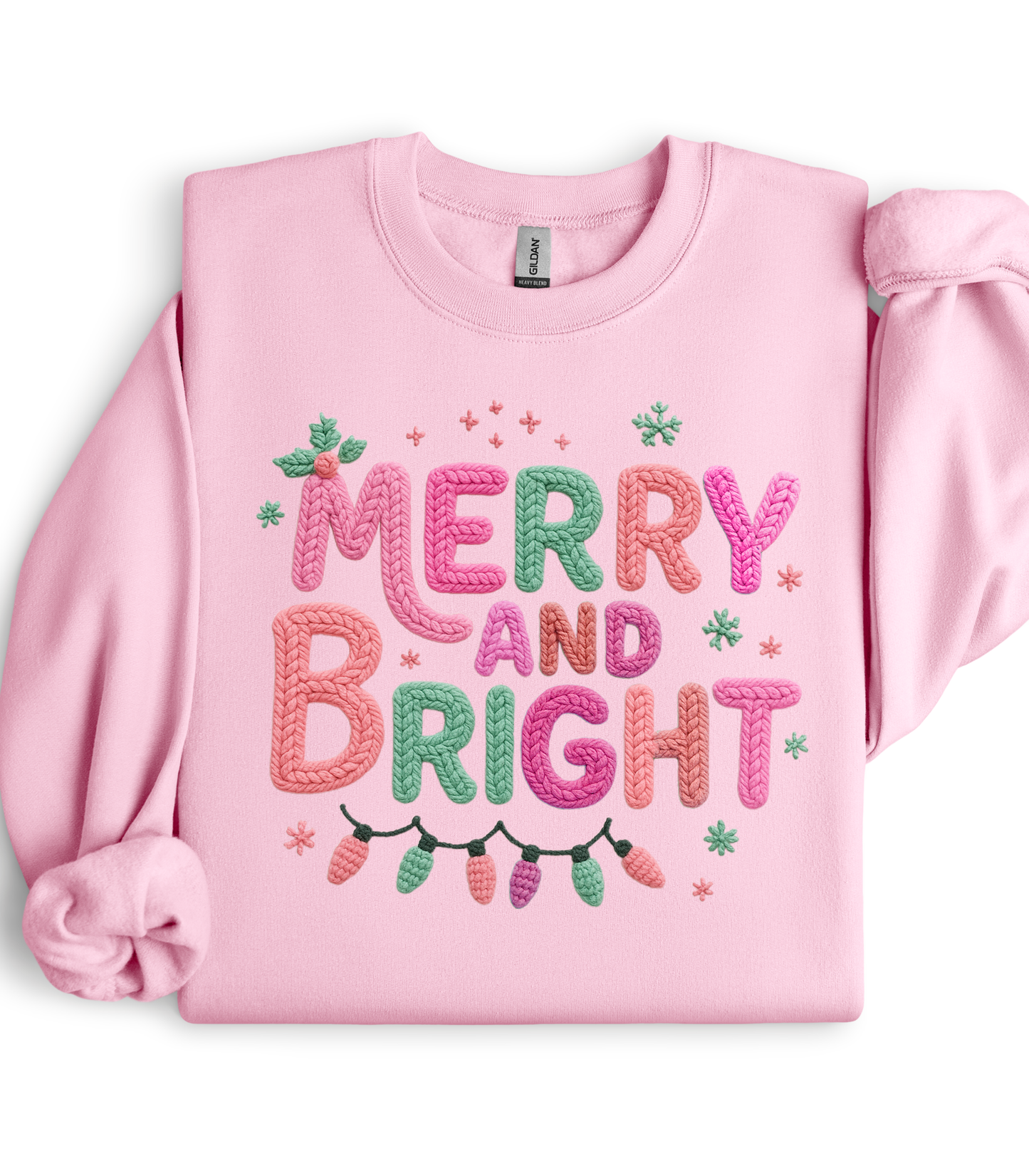 FAUX YARN PASTEL MERRY + BRIGHT - SWEATSHIRT OPTIONS