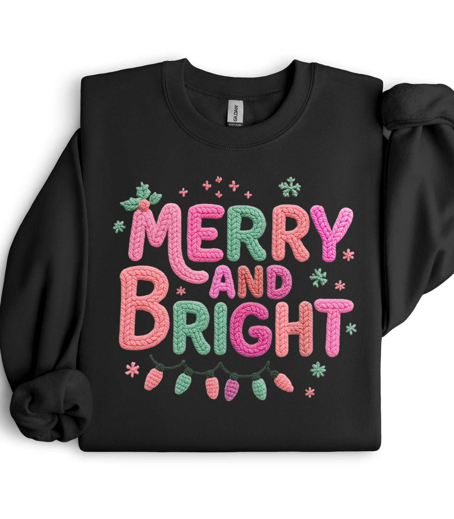 FAUX YARN PASTEL MERRY + BRIGHT - SWEATSHIRT OPTIONS