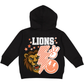 YOUTH THORNE FRONT + BACK LIONS BLOCK (orange T front) - TODDLER & YOUTH SWEATSHIRT OPTIONS