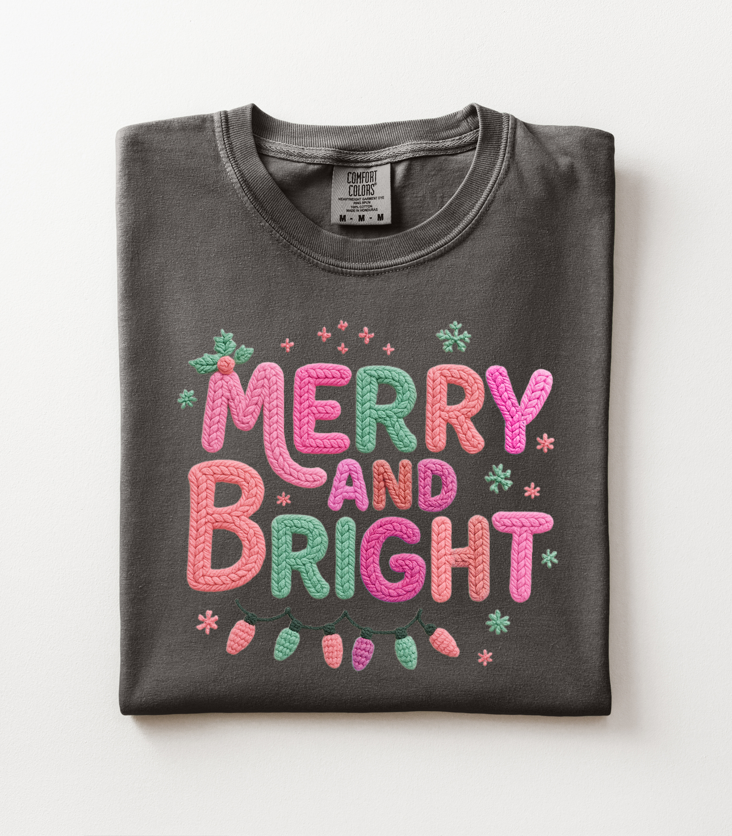 FAUX YARN PASTEL MERRY + BRIGHT - TEES + LONG SLEEVE TEES