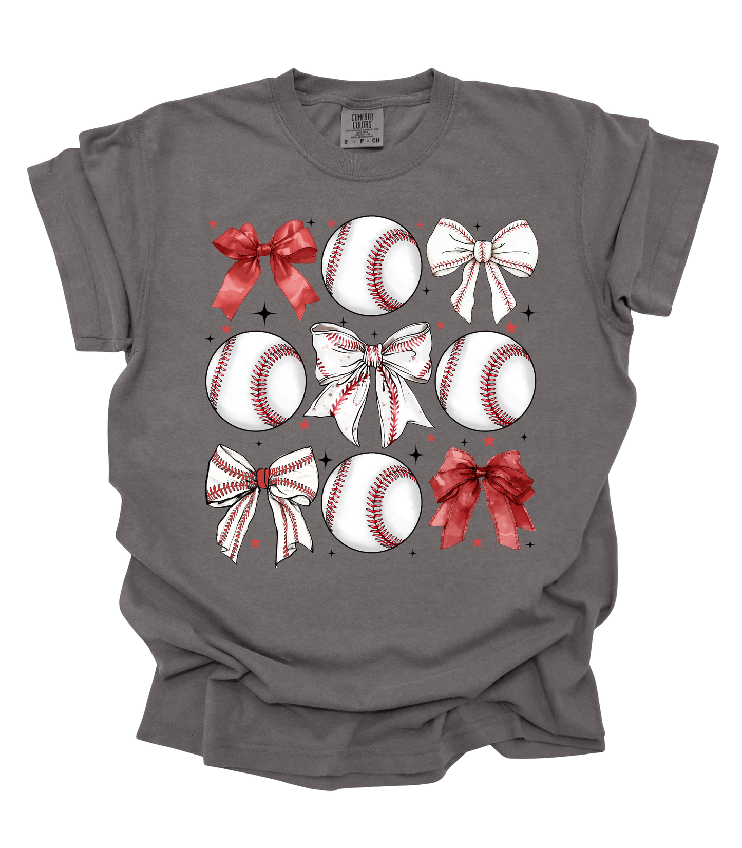 BASEBALL BOWS COLLAGE - MULTIPLE STYLES