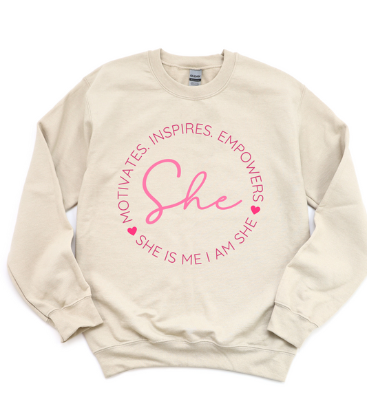 SHE IS - PJ EXCLUSIVE TUESDAY TEE