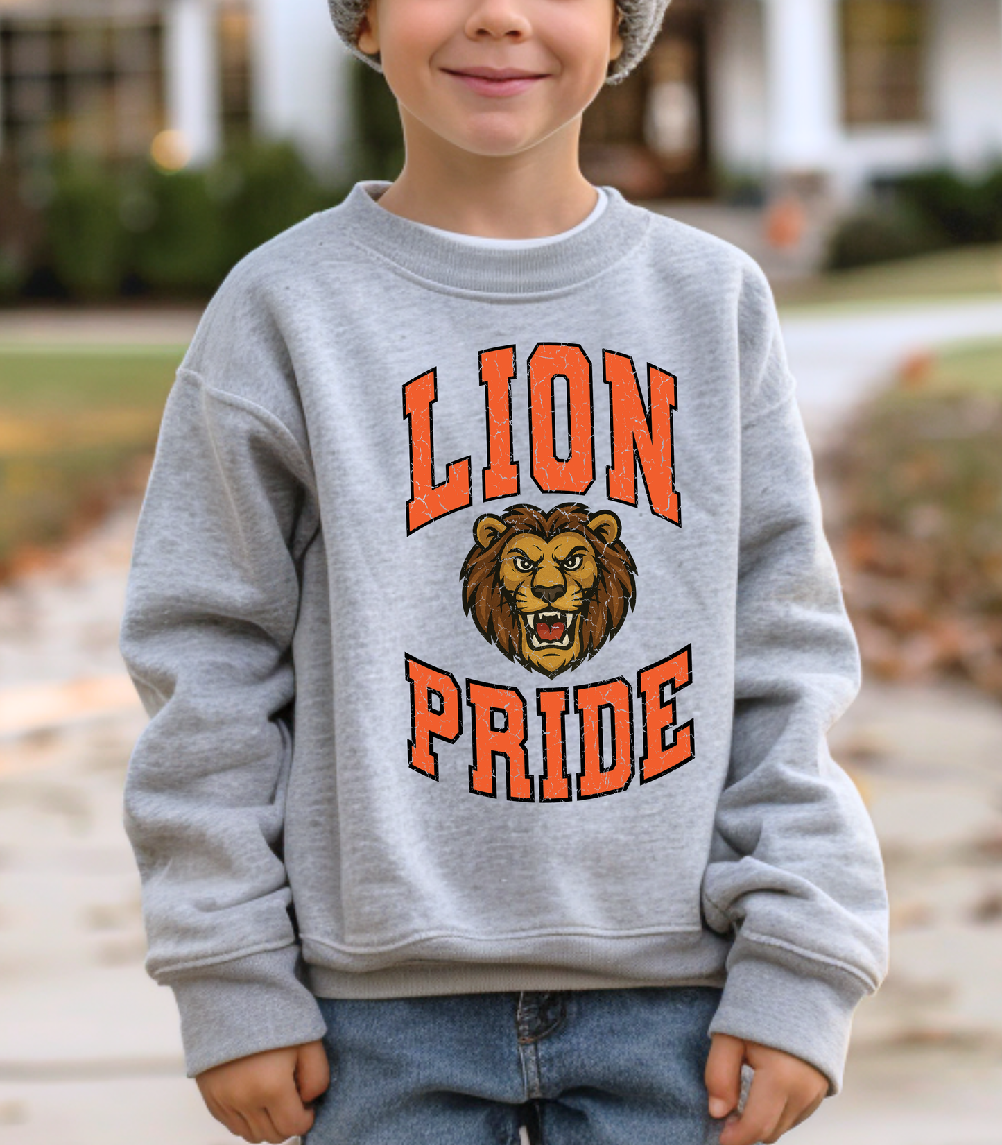 YOUTH THORNE HAND-DRAWN LION PRIDE - TODDLER & YOUTH SWEATSHIRT OPTIONS