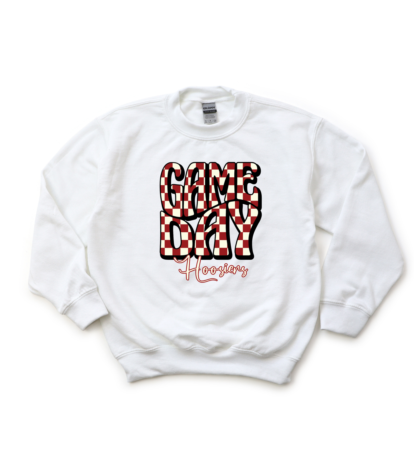 CHECKERED HOOSIER GAME DAY - YOUTH SWEATSHIRT + TEES