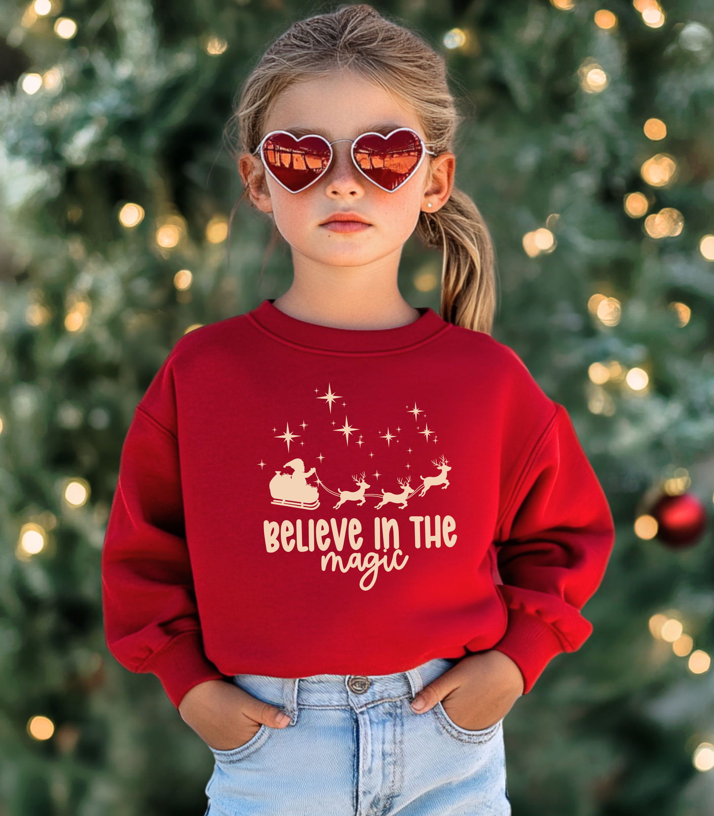 BELIEVE IN THE MAGIC FRONT BACK DESIGN- YOUTH PJ EXCLUSIVE