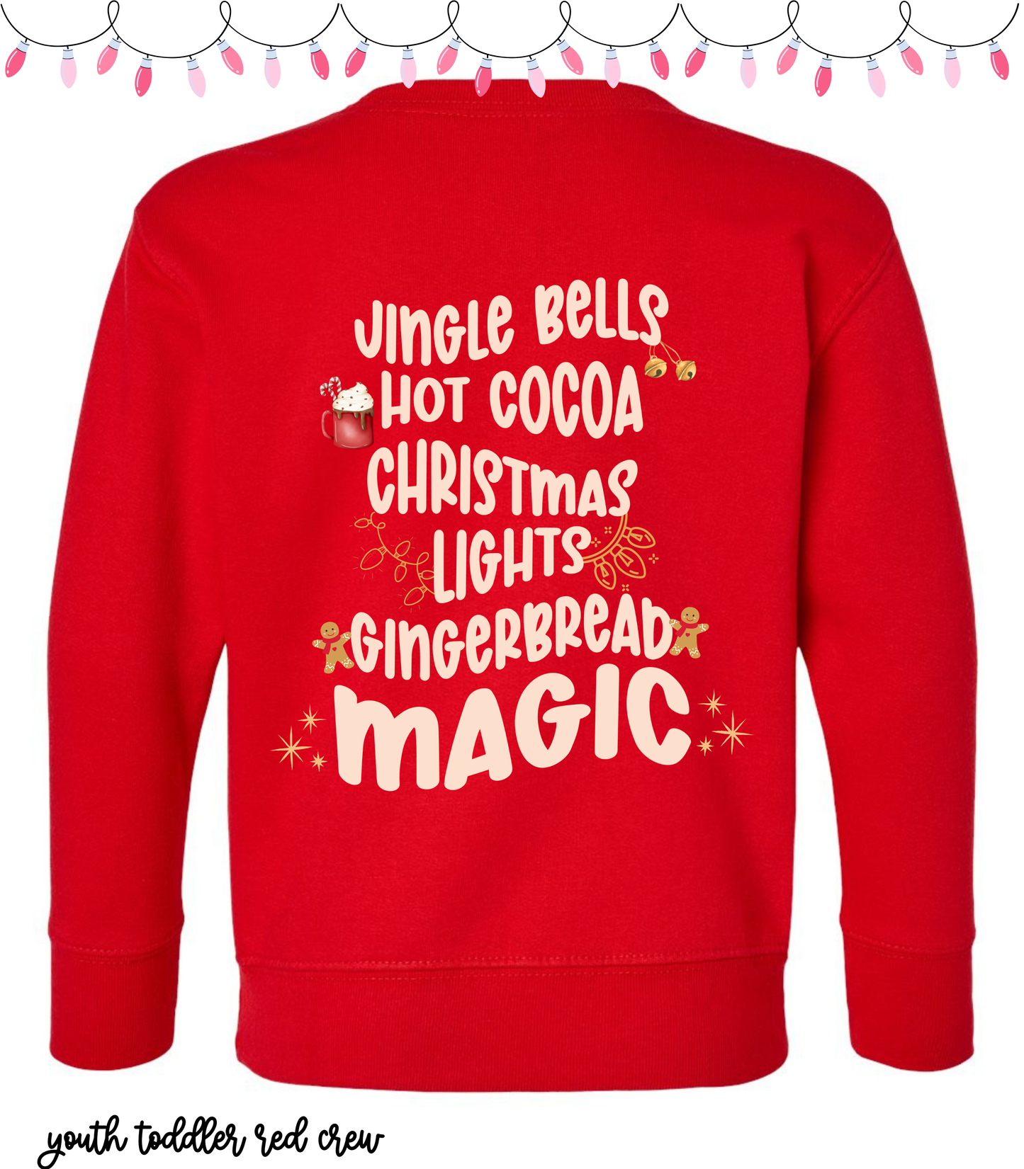 BELIEVE IN THE MAGIC FRONT BACK DESIGN- YOUTH PJ EXCLUSIVE