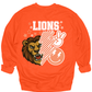 THORNE FRONT + BACK LIONS BLOCK (white T front)  - SWEATSHIRT OPTIONS