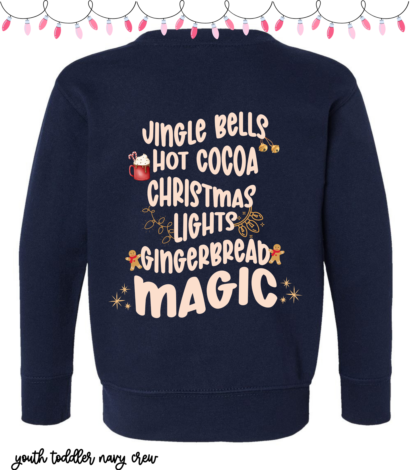 BELIEVE IN THE MAGIC FRONT BACK DESIGN- YOUTH PJ EXCLUSIVE