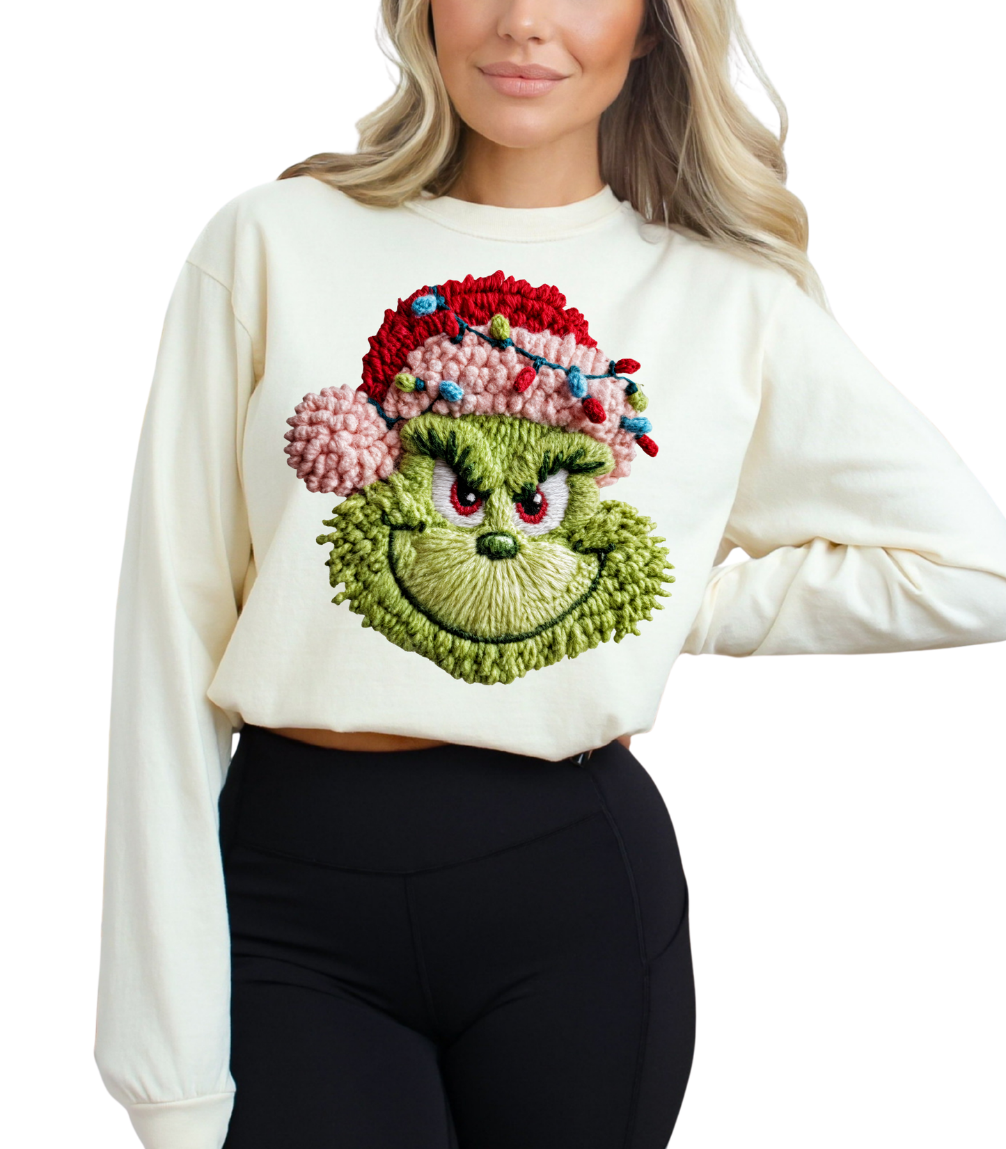 FAUX YARN GRINCH - TEES + LONG SLEEVE TEES