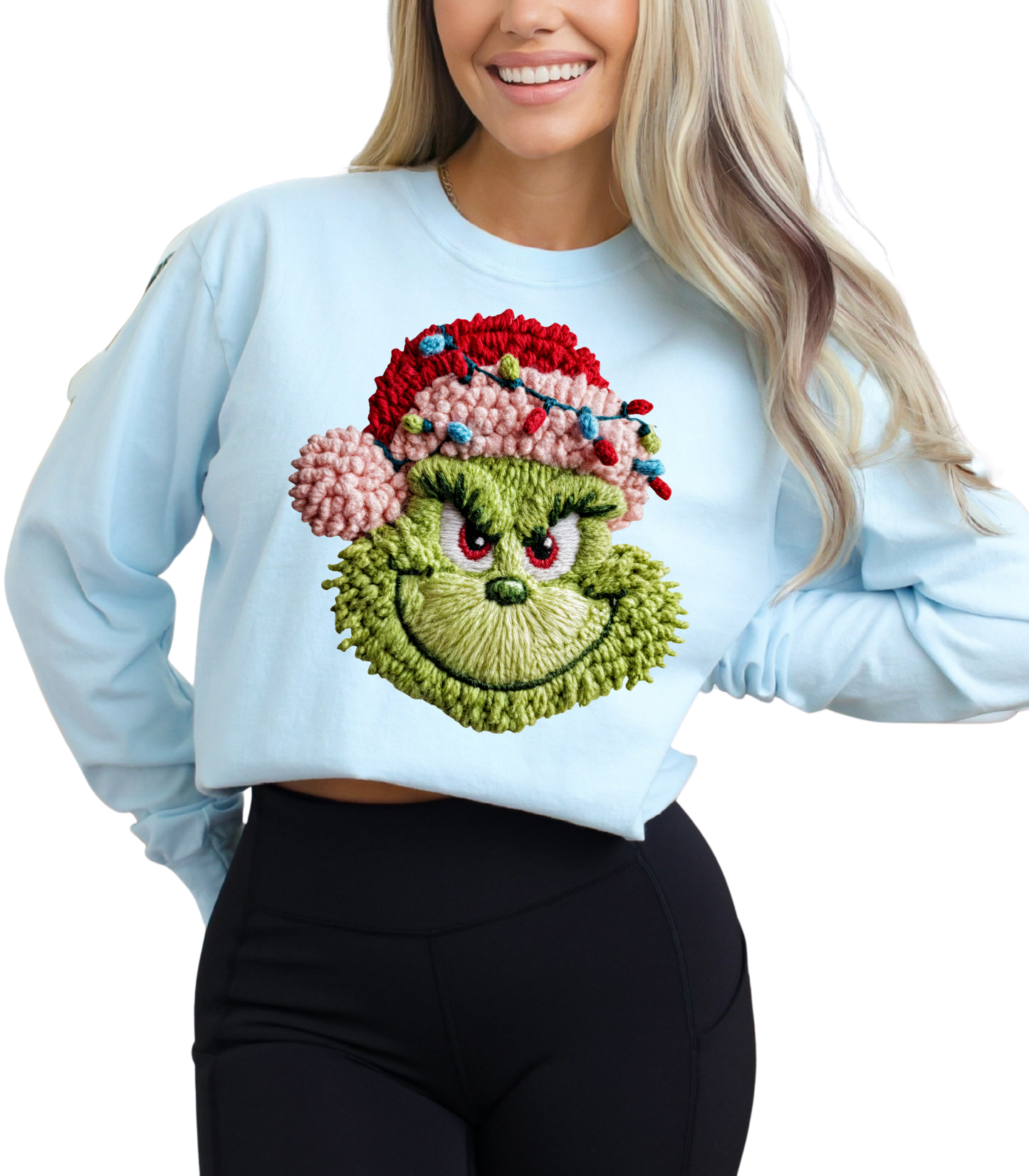 FAUX YARN GRINCH - SWEATSHIRT OPTIONS