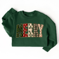 YOUTH FAUX FABRIC MERRY - TODDLER & YOUTH SWEATSHIRT OPTIONS