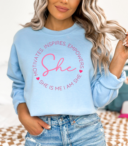 SHE IS - PJ EXCLUSIVE TUESDAY TEE