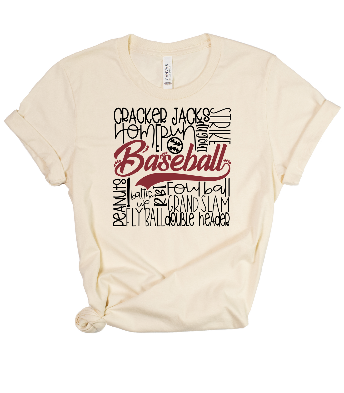 BASEBALL THINGS BANNER TEE OPTIONS