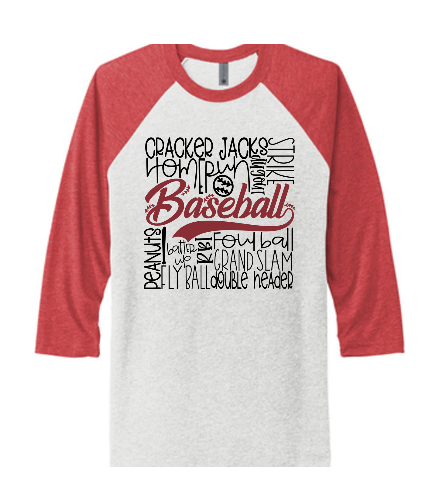 BASEBALL THINGS BANNER TEE OPTIONS