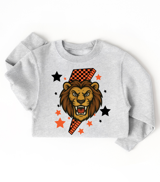 YOUTH THORNE LIONS STAR BURST - TODDLER & YOUTH SWEATSHIRT OPTIONS