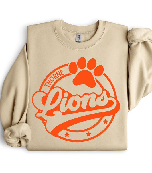 THORNE LIONS CIRCLE PAW - SWEATSHIRT OPTIONS