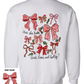 YOUTH DECK THE HALLS FRONT+BACK - TODDLER & YOUTH SWEATSHIRT OPTIONS