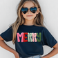 YOUTH FAUX YARN MERRY - TODDLER & YOUTH TEES