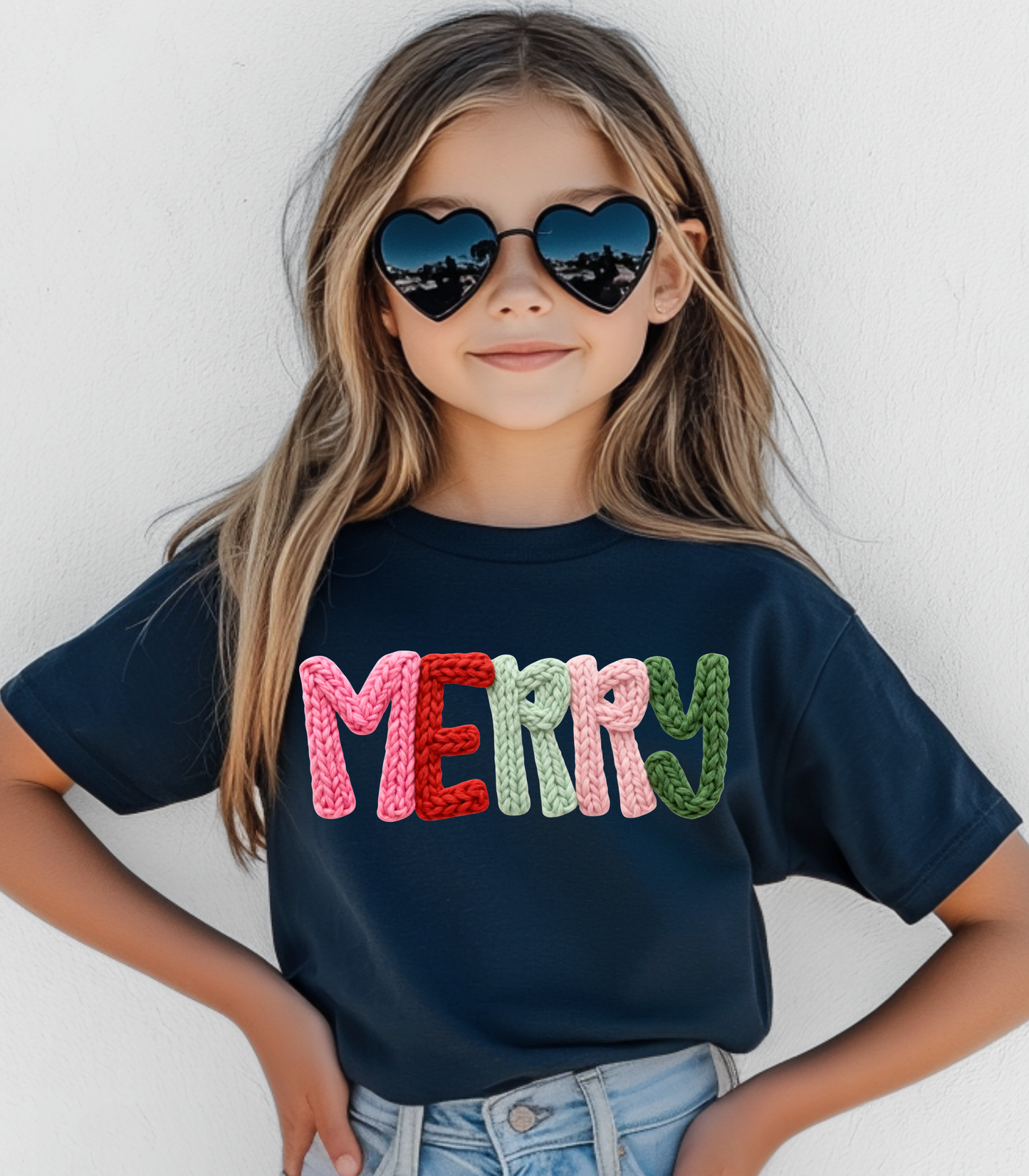YOUTH FAUX YARN MERRY - TODDLER & YOUTH TEES