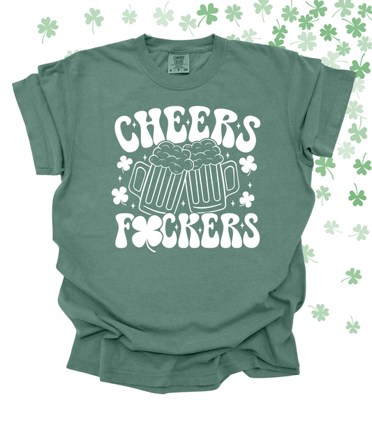 CHEERS F*ERS TEE/CREW