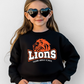 YOUTH LIONS MS ORANGE - TODDLER & YOUTH SWEATSHIRT OPTIONS