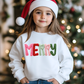 YOUTH FAUX YARN MERRY - TODDLER & YOUTH SWEATSHIRT OPTIONS