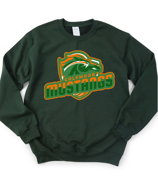 MUSTANG GREEN + ORANGE  MULTIPLE OPTIONS - ADULTS