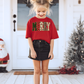 YOUTH FAUX FABRIC MERRY - TODDLER & YOUTH TEES