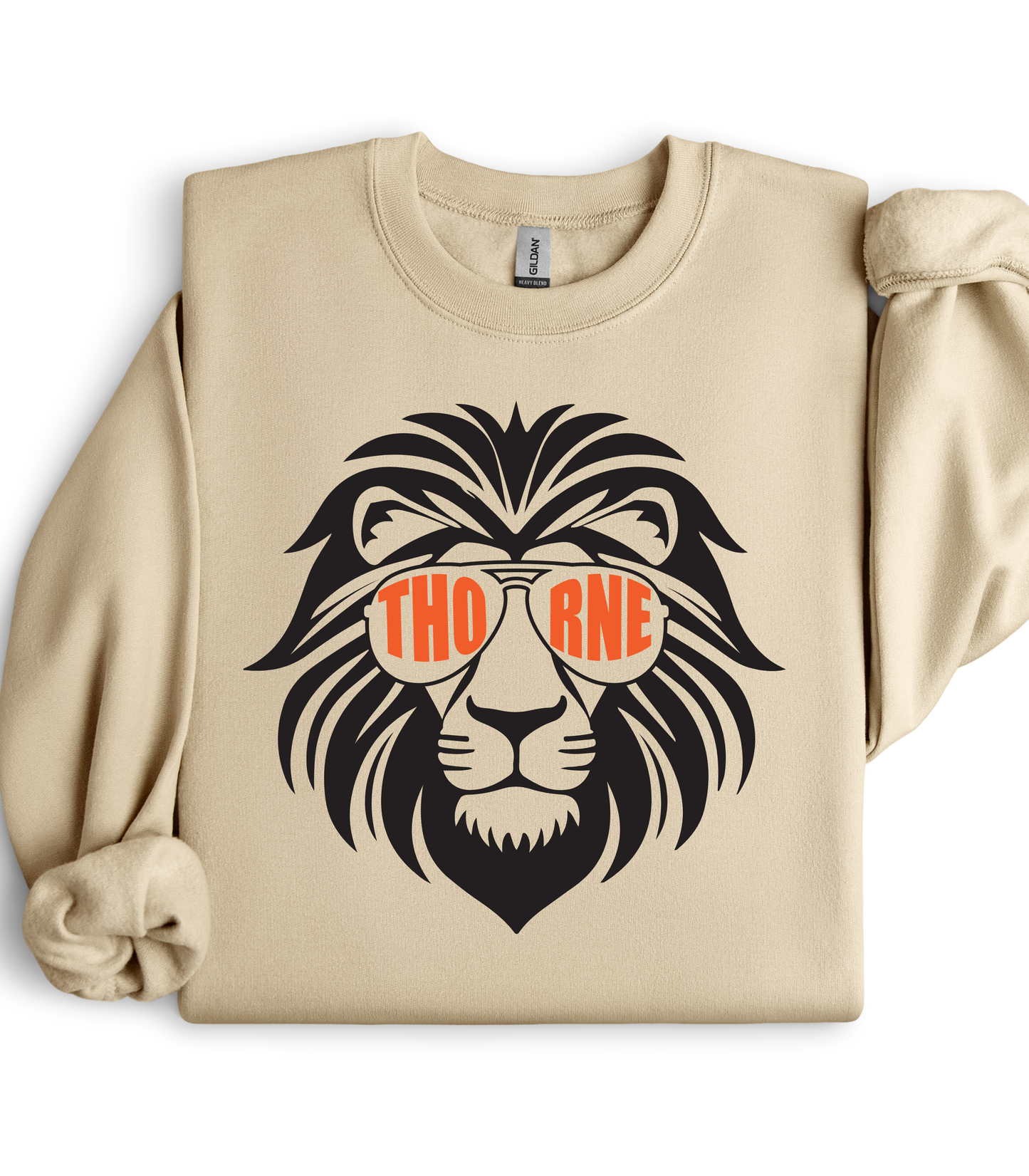 LION WITH THORNE GLASSES - SWEATSHIRT OPTIONS