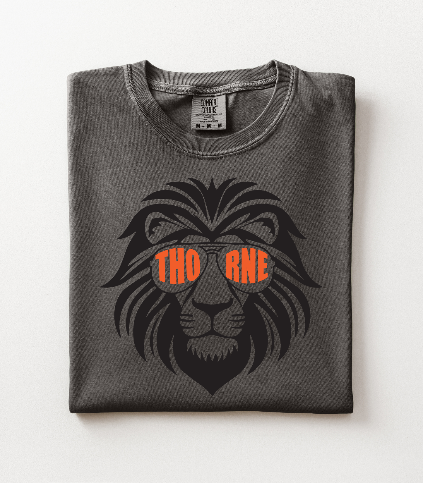 LION WITH THORNE GLASSES  - TEES + LONG SLEEVE TEES