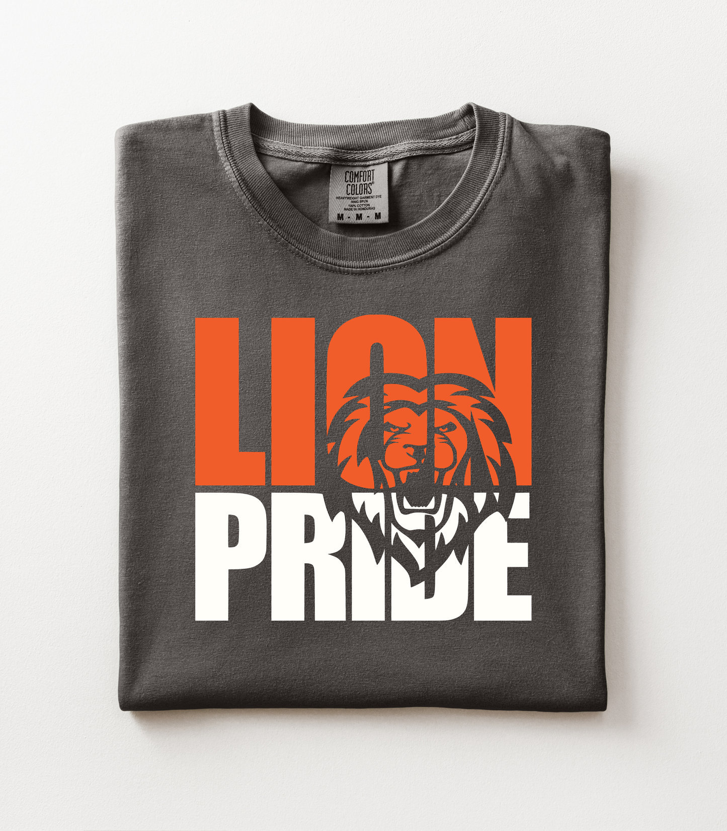 ORANGE LION CUTOUT LION PRIDE  - TEES + LONG SLEEVE TEES