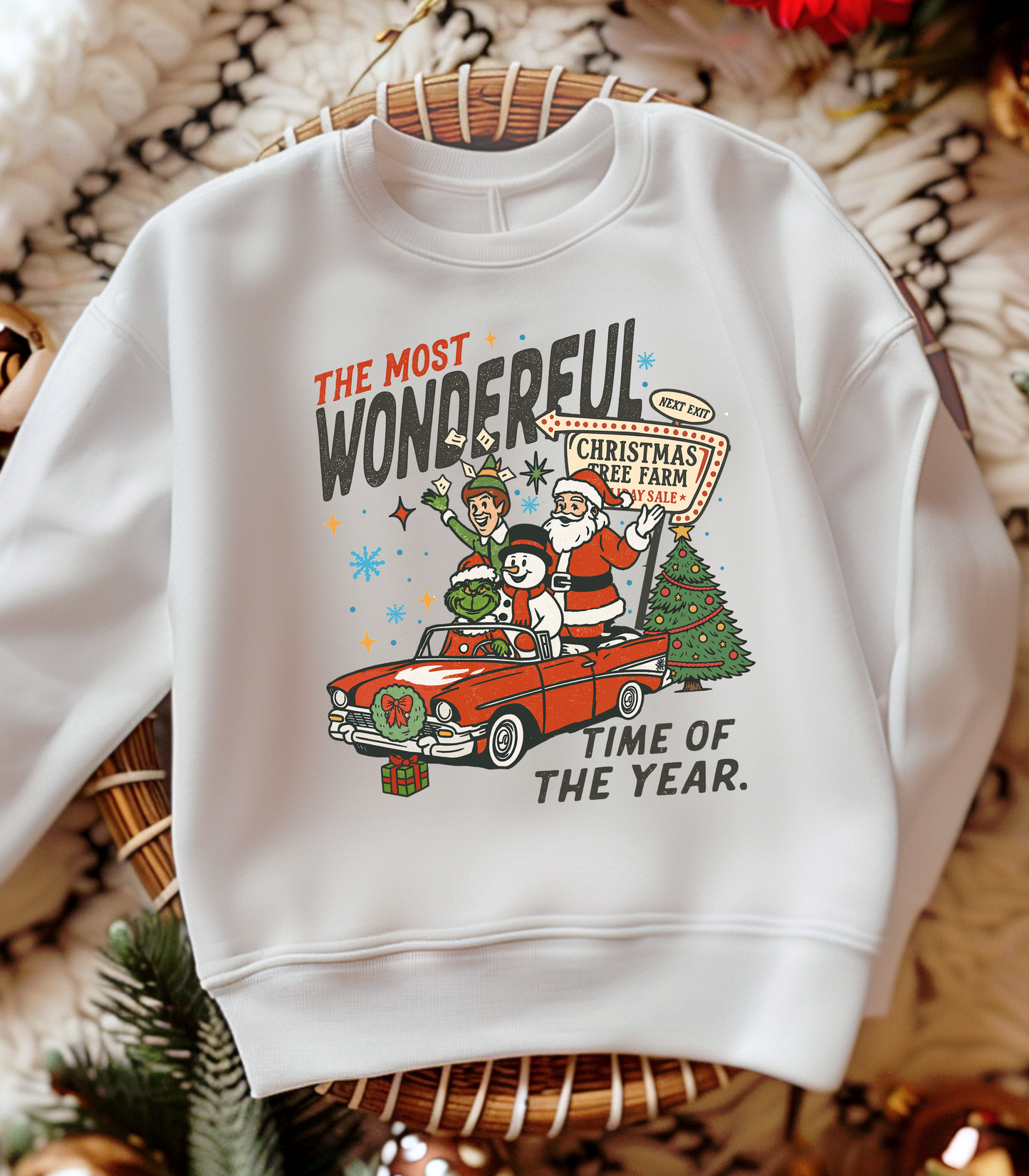 YOUTH MOST WONDERFUL FAVE CHARACTERS - TODDLER & YOUTH SWEATSHIRT OPTIONS