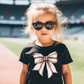 BASEBALL SEAMS BOW - MULTIPLE STYLES - TODDLER/YOUTH