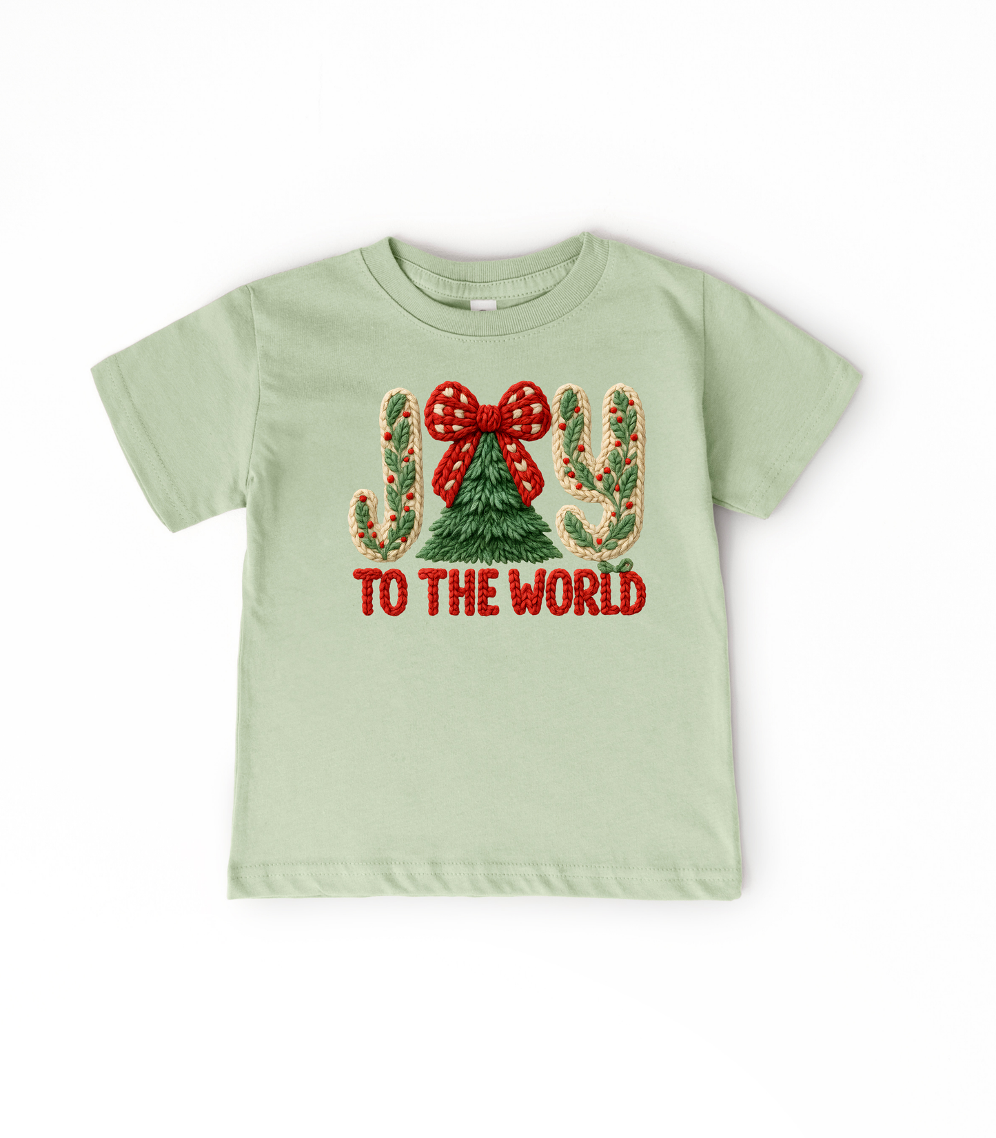 YOUTH FAUX YARN JOY TO THE WORLD - TODDLER & YOUTH TEES