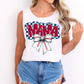 BASEBALL MAMA CHECKERED BOW - MULTIPLE STYLES