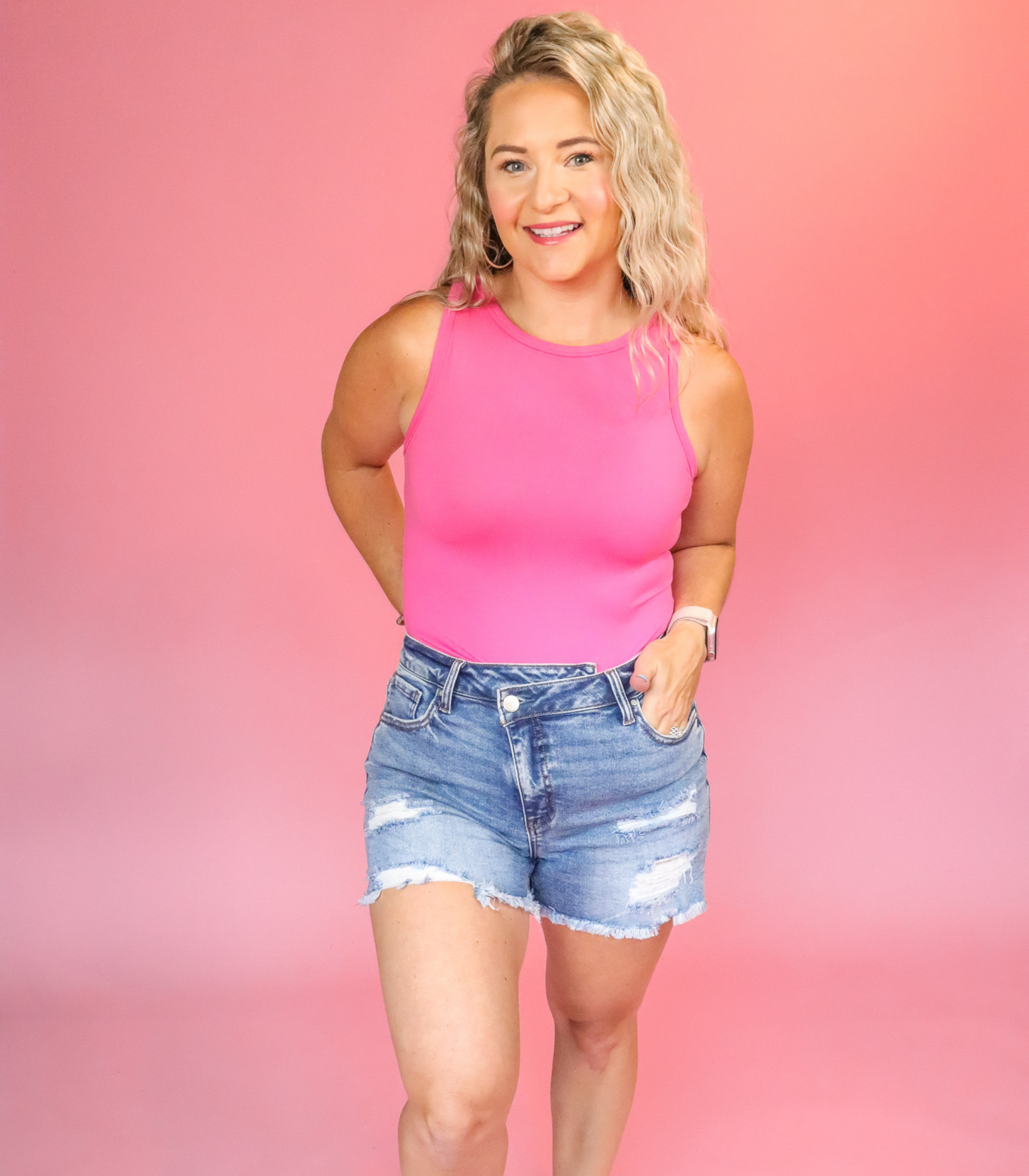 PINK DON'T TAKE IT PERSONAL BEST SELLING BODYSUIT - FINAL SALE