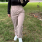 *BEST SELLING* ON THE MOVE SMOCKED WAIST JOGGERS - TAUPE