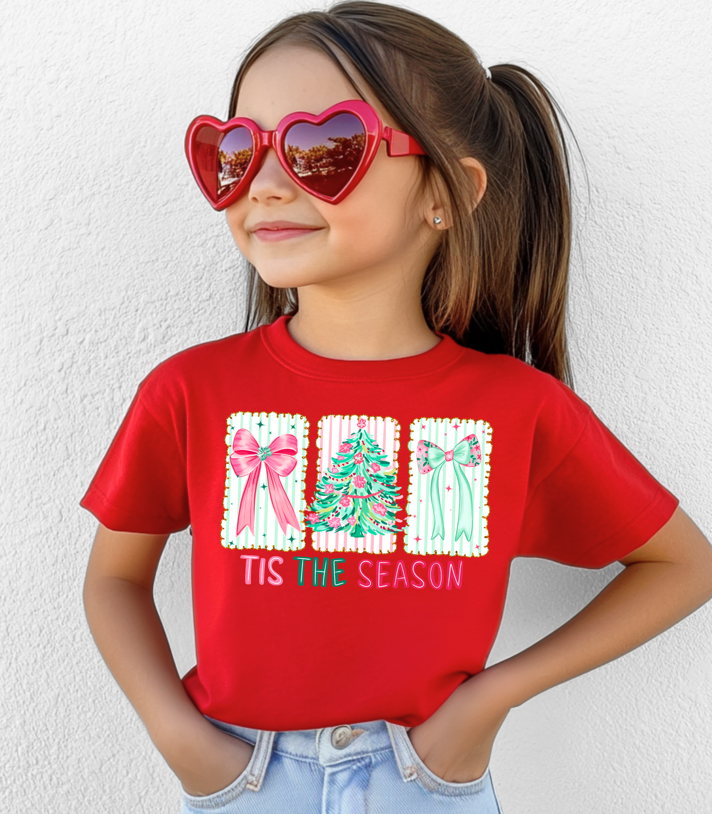 YOUTH TIS THE SEASON STAMPS - TODDLER & YOUTH TEES