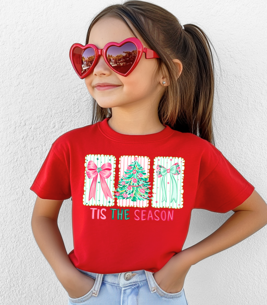 YOUTH TIS THE SEASON STAMPS - TODDLER & YOUTH TEES