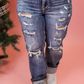 VANNA HIGH RISE BOYFRIEND RISEN JEANS