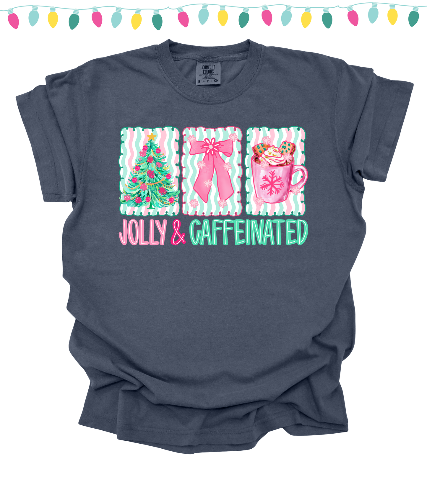 JOLLY & CAFFEINATED  - TEES + LONG SLEEVE TEES