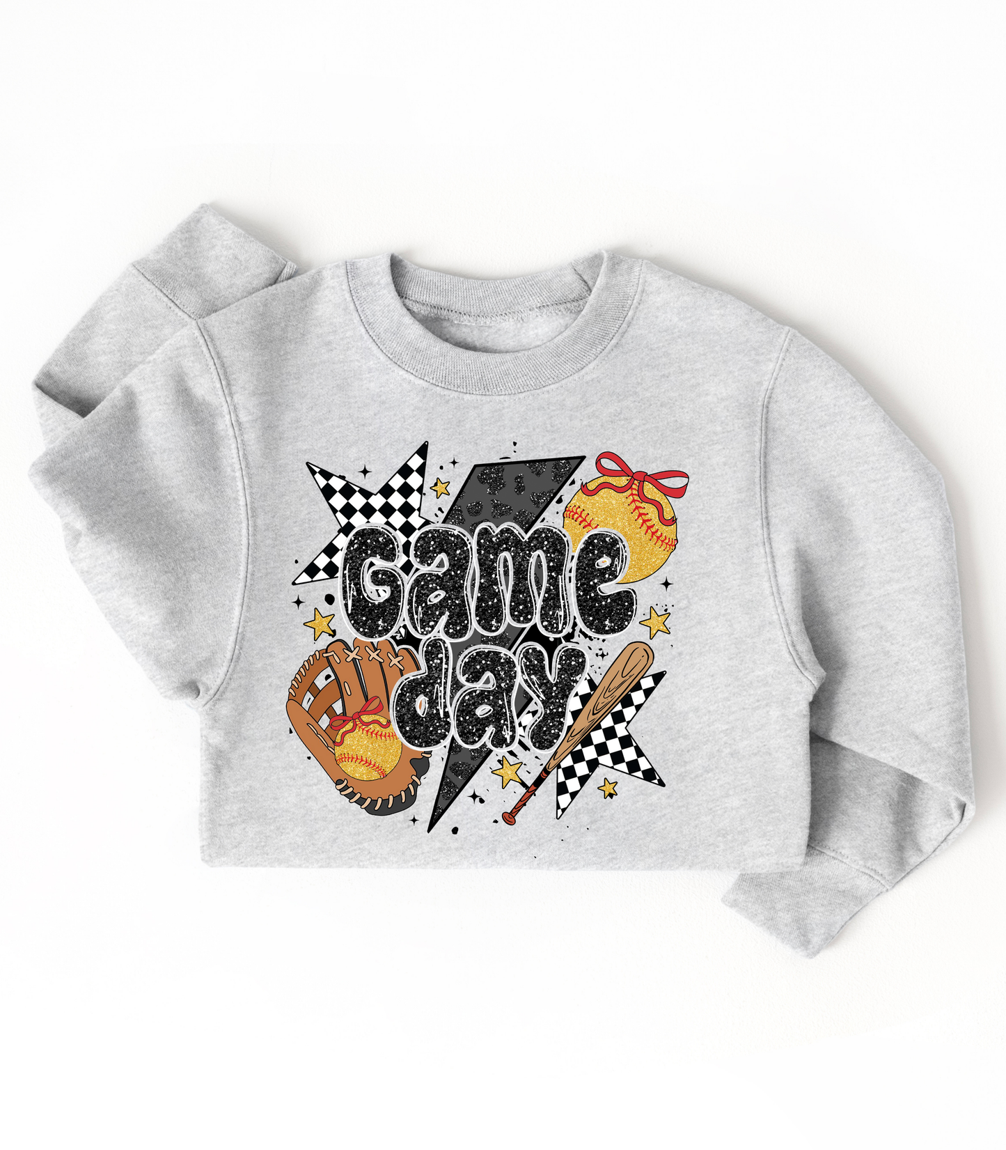 GAME DAY SOFTBALL COLLAGE - MULTIPLE STYLES - TODDLER/YOUTH