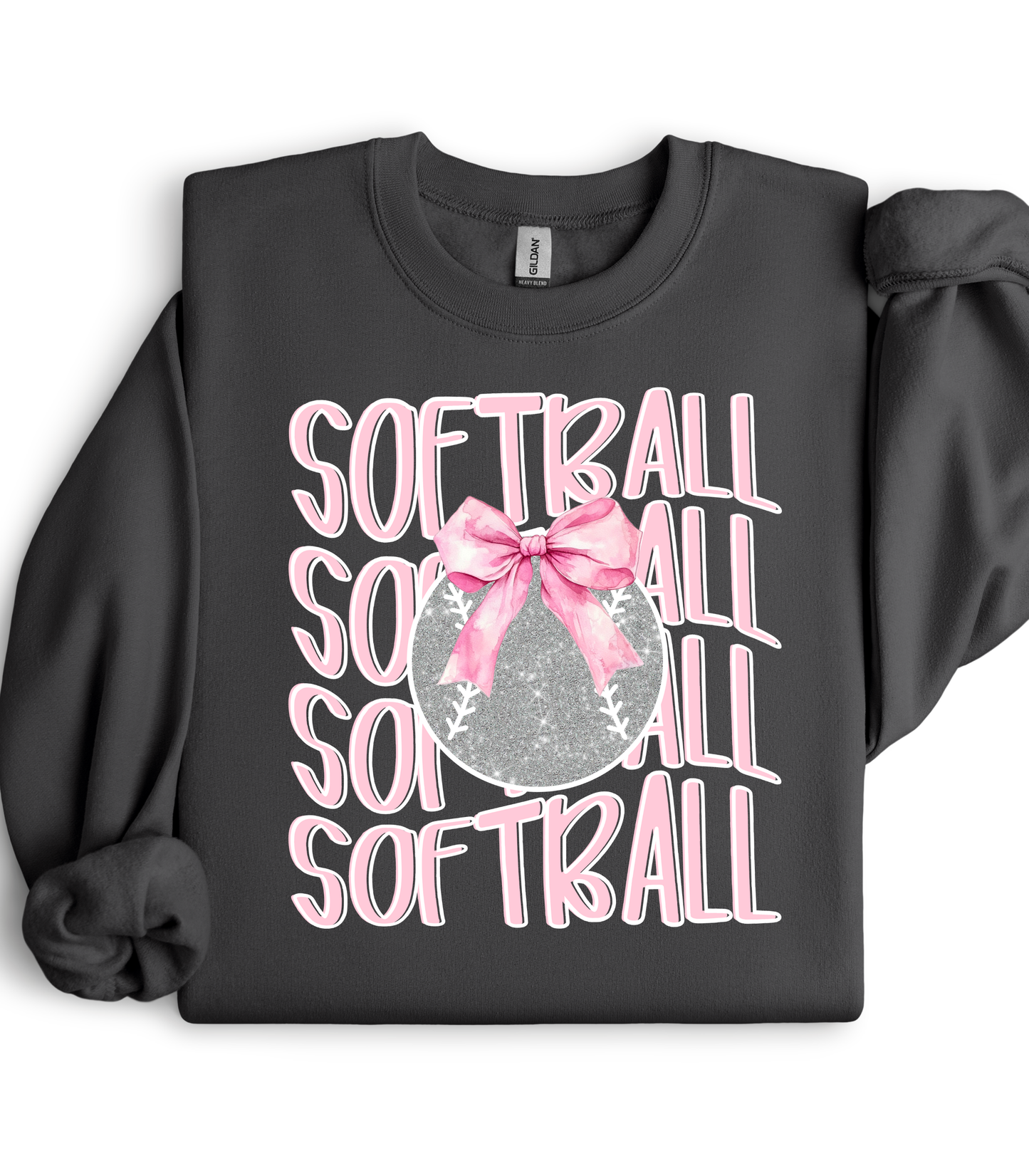 PINK SOFTBALL STACKED - MULTIPLE STYLES