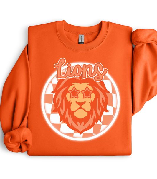 THORNE LION CHECKERED - SWEATSHIRT OPTIONS