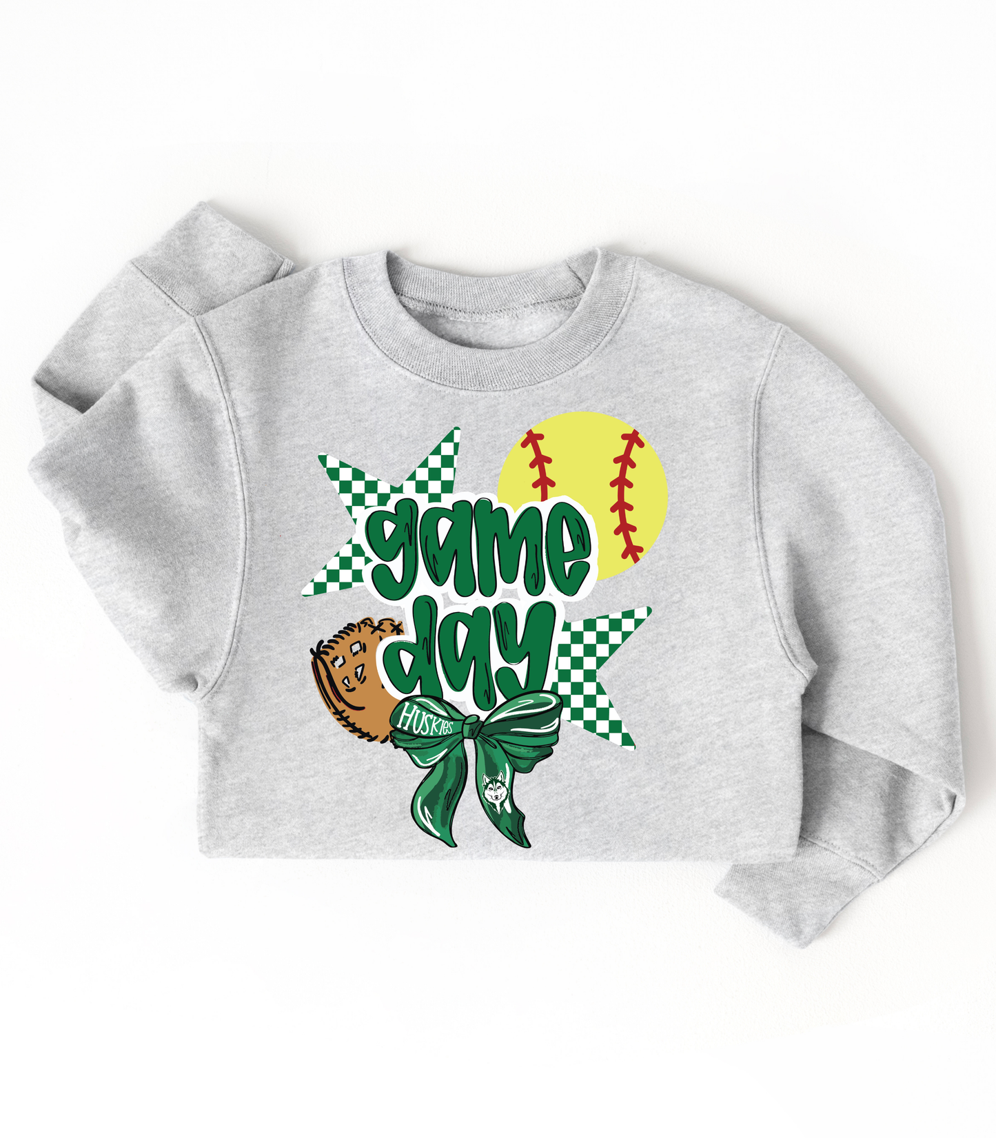 CUSTOM GAME DAY SOFTBALL COLLAGE  - TODDLER/YOUTH