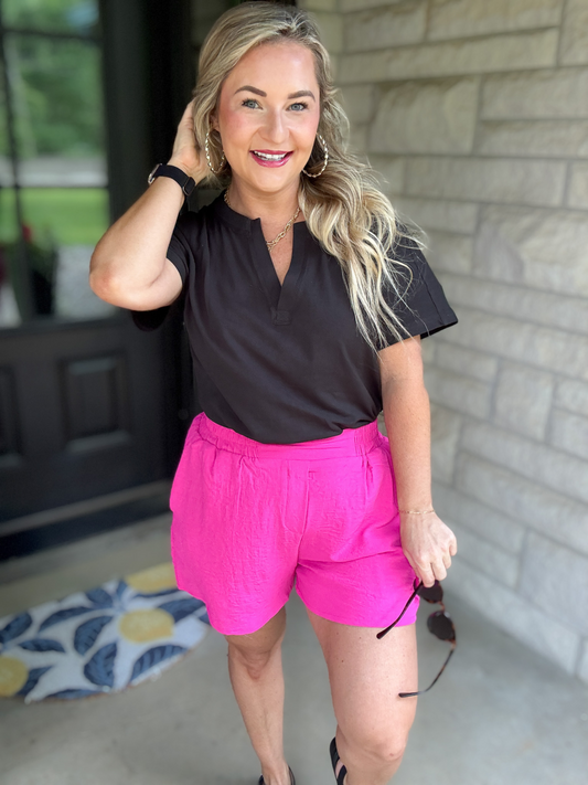 GET YOUR PINK BACK AIR FLOW SHORTS