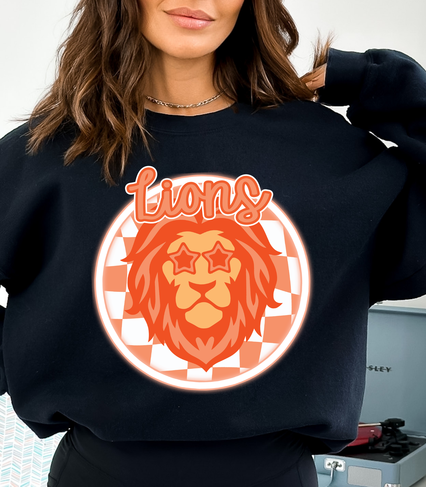 THORNE LION CHECKERED - SWEATSHIRT OPTIONS