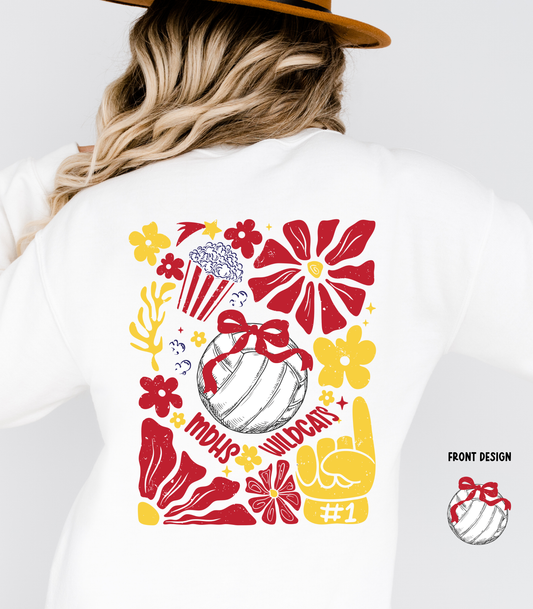 CUSTOM BOHO VOLLEYBALL FRONT BACK - MULTIPLE STYLES