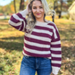 SWEET ON YOU STRIPED CHUNKY KNIT SWEATER