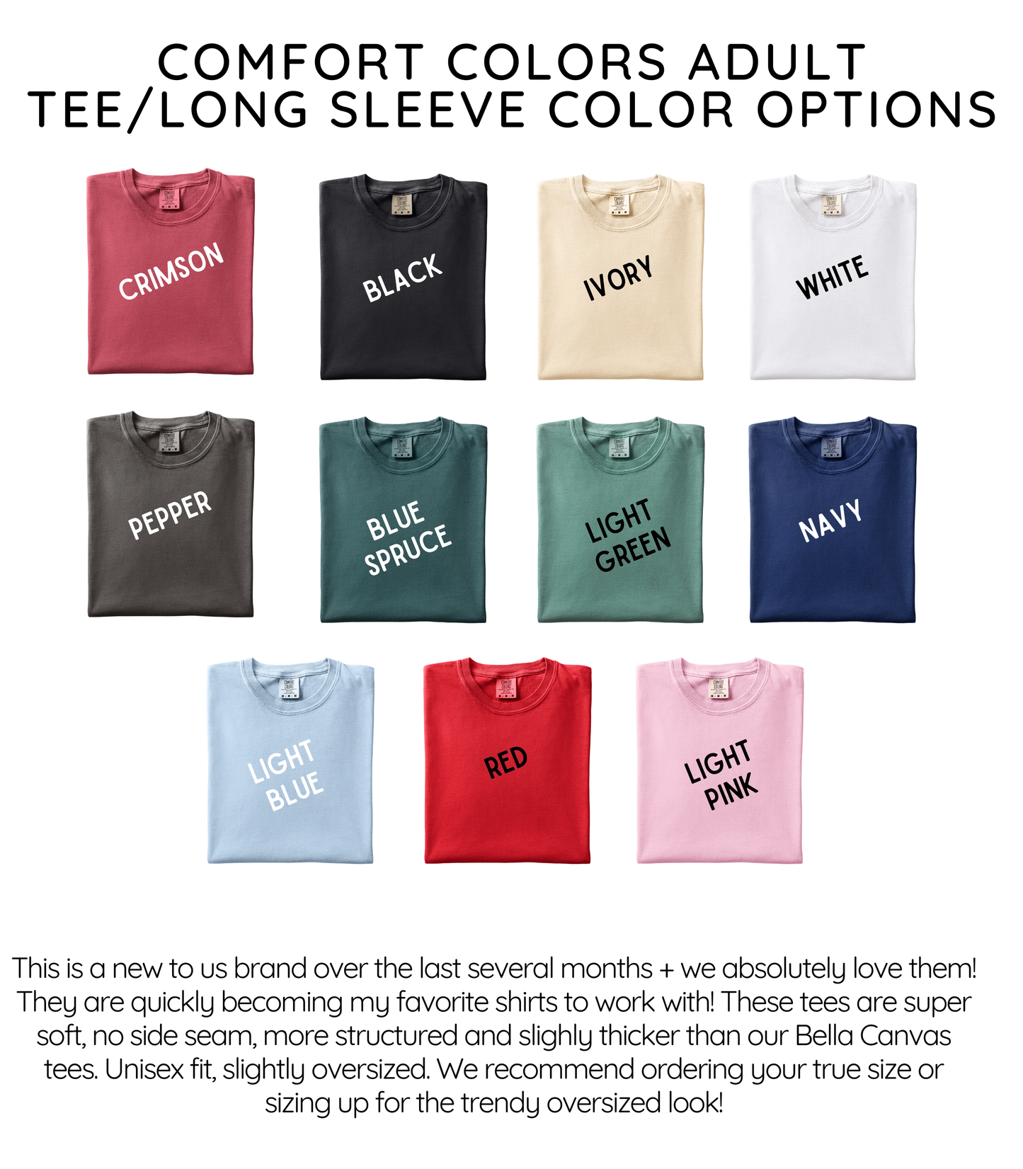 JOLLY & CAFFEINATED  - TEES + LONG SLEEVE TEES